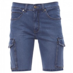 Bermuda jean homme cinq poches